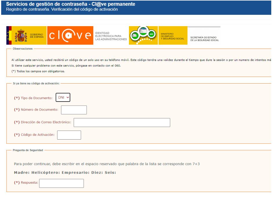 registro clave permanente 